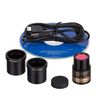 AmScope 40X-1000X Microscope + USB Camera w 2 Lights, Metal Frame, Glass Lens