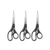 Westcott 15585 KleenEarth Basic Plastic Handle Scissors, 8-Inch Long, Pointed, Black, 3/Pack