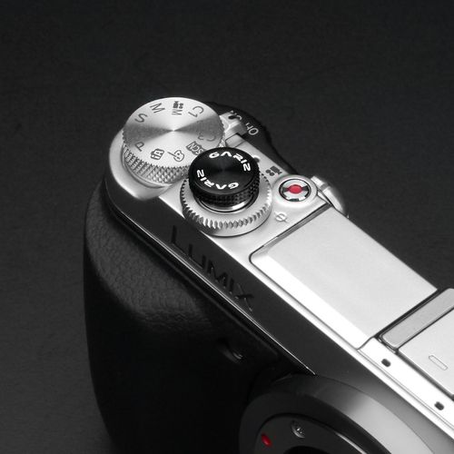 Gariz Metal XA-SBA4 Camera Sticker Type Soft Button for Sony, Fuji, Canon, Nikon, Lumix, Leica, Black
