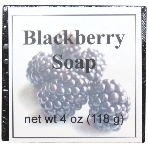 Blackberry Glycerin Soap by Eclectic Lady, 4 oz Bar