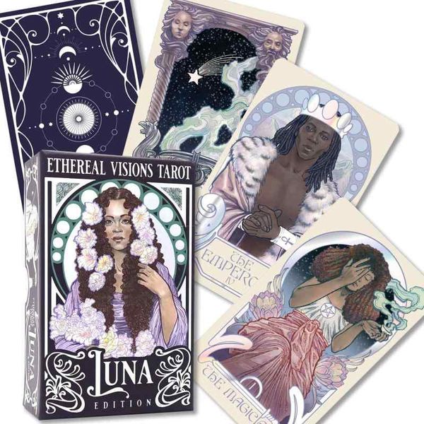 Ethereal Visions Tarot: Luna Edition Tarot reading guide included