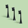 MyVariations Sonic Toothbrush Heads Pack of 3 Black