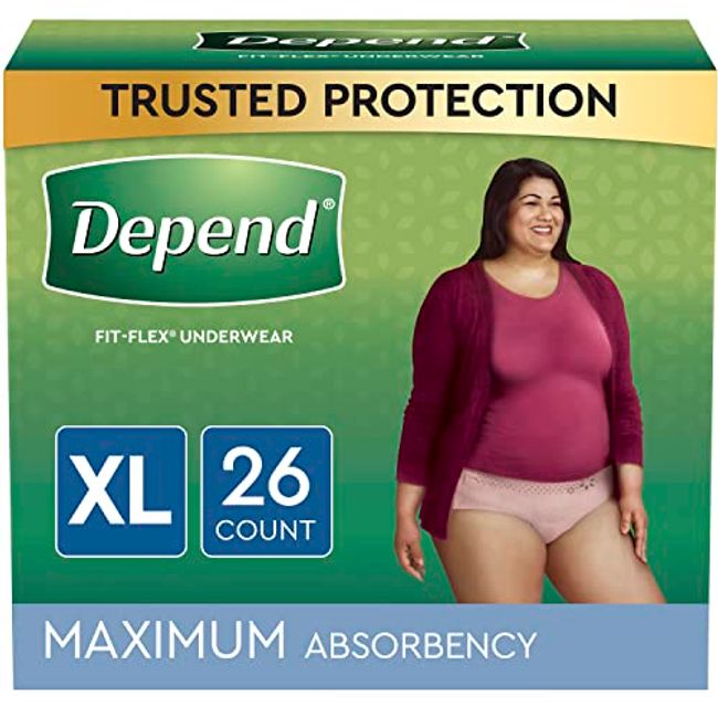 HSA Eligible  Depend Fit-Flex Max for Women