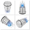 Push Button Start Kit - Engine Button Ignition Switch Car Engine Start Push Button Switch 12V Waterproof Car Engine Start Push Button Switch Ignition Starter Silver Stainless Steel