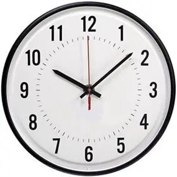 NIB 12" Simplex Electric Wall clock/Office/School/6310-9190/NEW