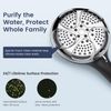 FEELSO Filtered Shower Head with Handheld, High Pressure 7-Spray Showerhead 