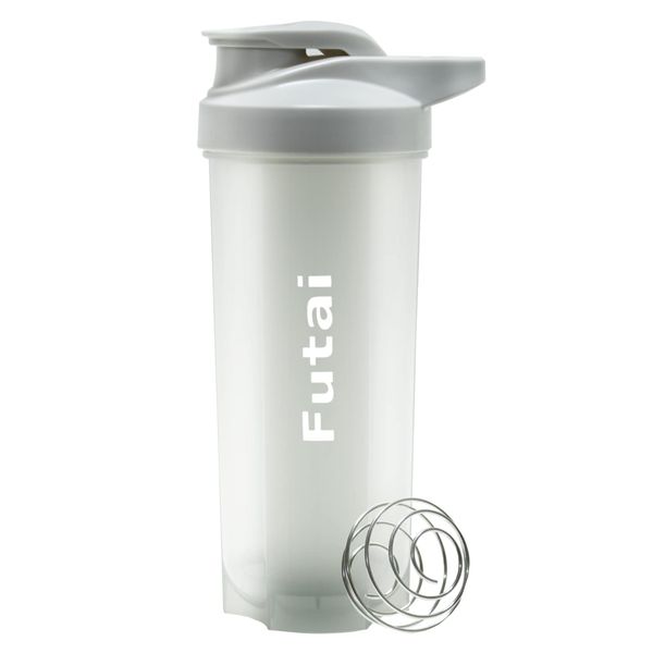 Futai Protein Shaker, 23.7 fl oz (700 ml), Gray