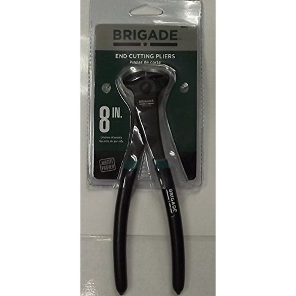 Brigade 8" End Cutting Pliers Cushion Grip BR10705