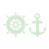 Stanzenshop Paper Punching Template: Anchor & Steering Wheel