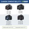 Wasabi Power Battery (2-Pack) and Charger for Canon LP-E10