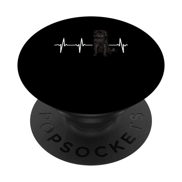 Affenpinscher Heartbeat Dog Lover PopSockets Swappable PopGrip