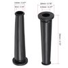 sourcing map Cord Boot Protector Cable Sleeve Hose Rubber 69mm Length Black 10 Pcs