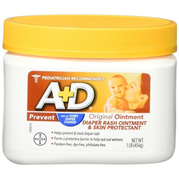 A&D Original Diaper Ointment Jar, (3 Pounds)