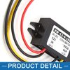 A ABSOPRO 12V to 9V DC Step Down 2A 18W Power Supply Transformer Black