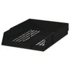 White Box Letter Tray Black