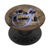 G Blue Skull Skeleton Dead Horror Initial Monogram Letter PopSockets Swappable PopGrip