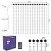 400LED 6.6ft Curtain String Lights Smart & Remote Fairy Wall Waterproof Decor