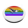 White-Breasted Nuthatch Rainbow Bird Birdwatcher Diversity PopSockets Swappable PopGrip