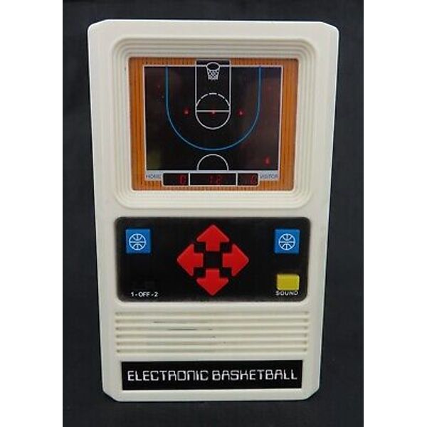 Mattel Handheld Electronic Basketball Game Hand-held Toy Tested and Works