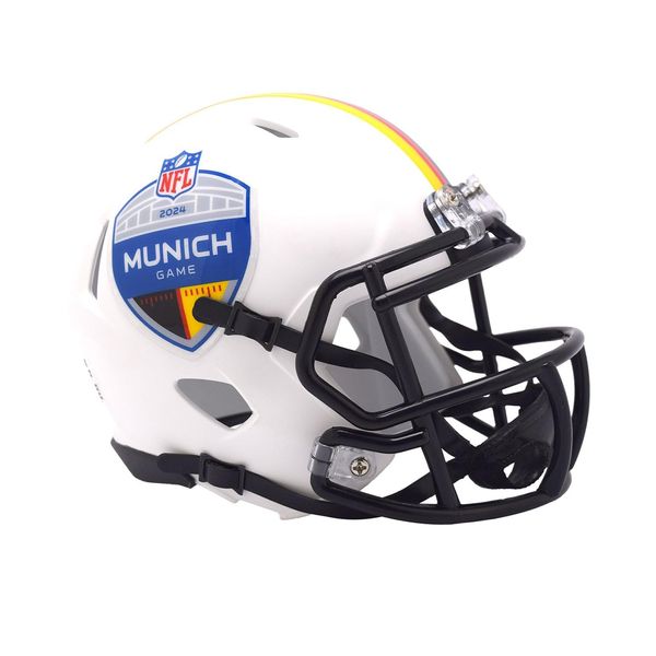 NFL 2024 Munich Game Speed Mini Helmet in 13 cm