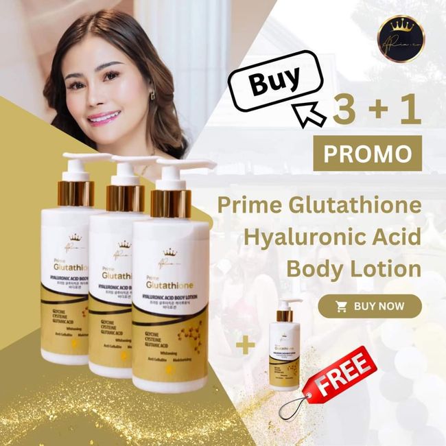 Prime Glutathione Hyaluronic Acid Body Lotion