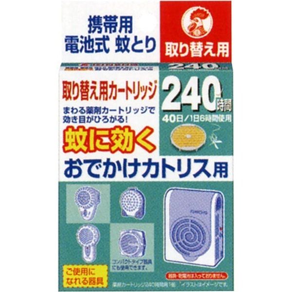 Himeryu 11th Anniversary Sale Dainihon Jochugiku Mosquito-repellent Catris 240-hour replacement cartridge 1 piece (insect repellent replacement) (4987115242326)