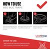 Bed Bug Trap - Eco Friendly Bed Bug Interceptors for Bed Legs - Insect Detector, Interceptor & Monitors for Indoor Home (8)