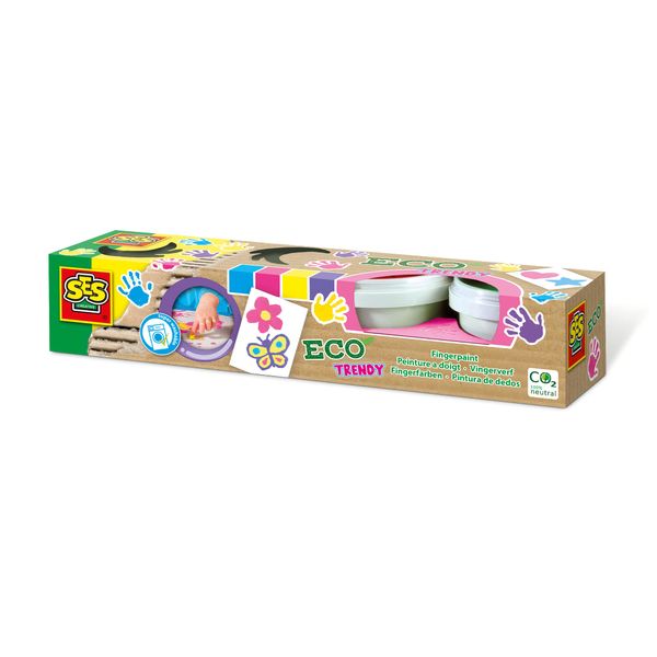 SES Creative SES Eco Colours Washable Finger Paint, Single
