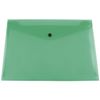 Q-Connect Polypropylene A4 Document Folder - Green, Pack of 12