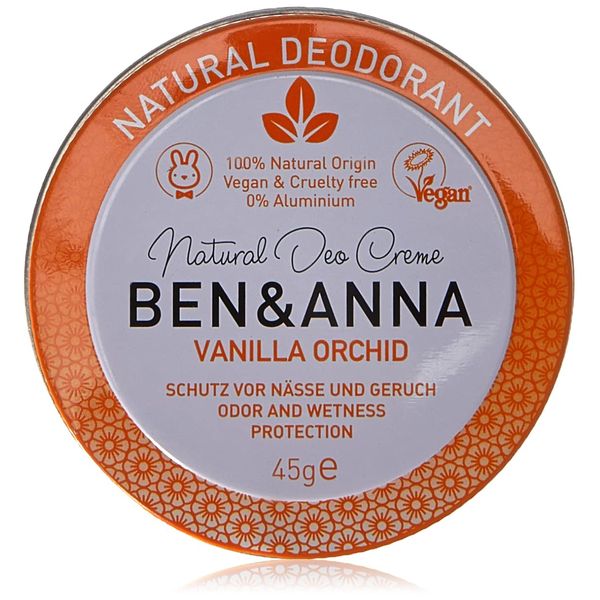Ben & Anna Natural Deodorant Tin - Vanilla Orchid
