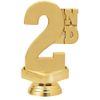 11" Red 2nd Place Trophies - Customized 2nd Place Trophy Awards