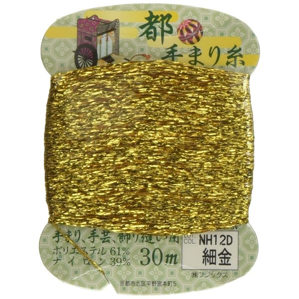 フジックス 【都手まり糸】 30m col.細金