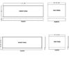 Eaton White End Bath Panel Adjustable Height Gloss Finish Bath Panel - 800mm