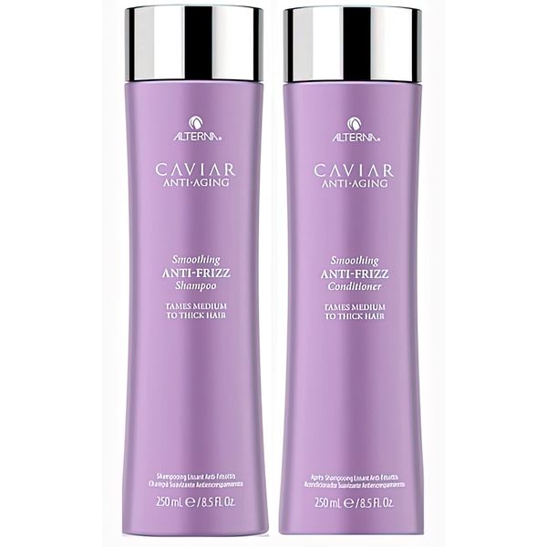 CAVIAR Anti-Aging Anti-Frizz Shampoo and Conditioner Set, 8.5-Ounce