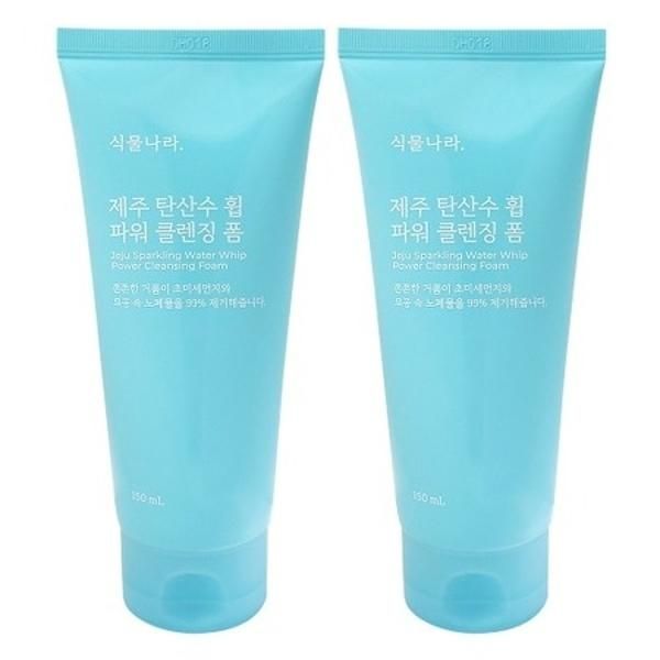 Plantland Jeju Carbonated Water Power Whip Cleansing Foam 150ml x 2