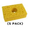 Thermaltronics SPG-5 Yellow, Soldering Sponge, (3.2" X 2.1") (5 Pack)