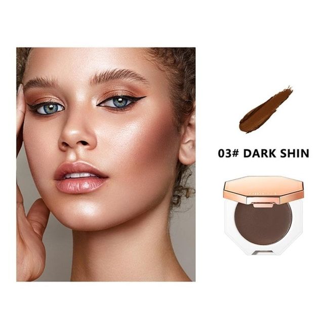 QIBEST Face Blusher Bronzer Highlighter Cream Contouring Pen