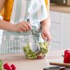 304 Stainless Steel Flatware Serving Utensils, Includes 2 Serving Spoons and 2 Slotted Serving Spoons,Serving Spoons Set, Dishwasher Safe