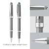 CROSS Bailey Light Polished Grey Resin Rollerball Pen - Refillable Medium Gel Ink Rollerball