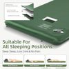 Memory Sleeping Pad, 3.1" Ultra-Thick Sleeping Mats for Camping, Easy Inflate&De