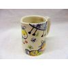 crazy farm mini cream Jug pitcher by Heron Cross Pottery