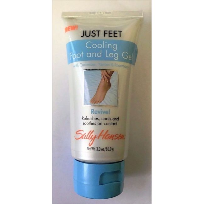 2 Pieces Sally Hansen Just Feet Cooling Foot and Leg Gel 3 oz