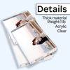 Canetti Design The Original Magnet Frame in Frame -Clear Acrylic 4x6