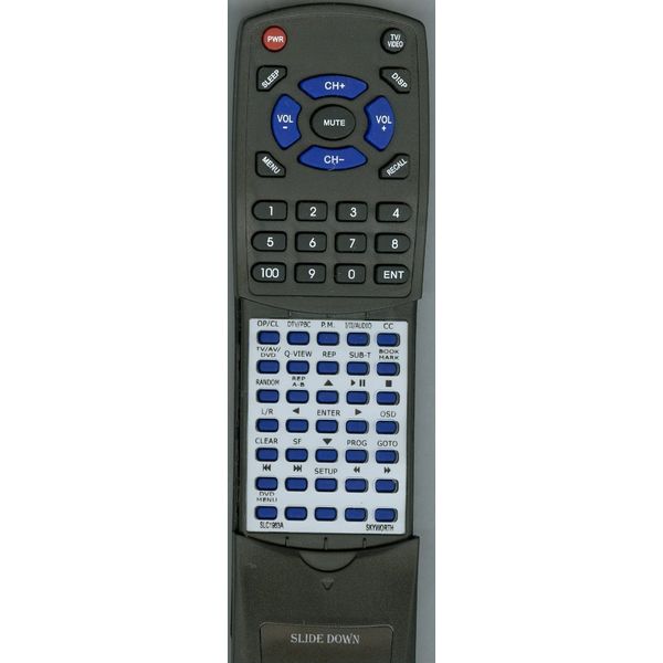 Replacement Remote Control for SKYWORTH SLC1551AW, SLC1963A, SLC-1551A-1