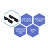 5" Heavy Duty Weldable Barrel Gate Hinges | 6 Pieces