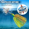 Spinner Angelköder Hechtköder, Spinnerbait Jig Köder Angel Set Kunstköder Blinker Set Fischköder für Hecht Forelle Angeln Barsch