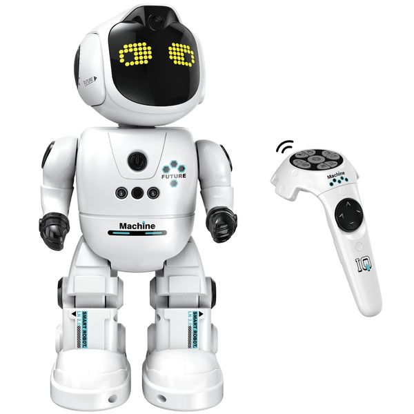 Losbenco Robot Toy for Kids, Gesture Sensing Interactive Smart RC Robot, Rechargeable Programmable Remote Control Robot Gift Toy for Boys & Girls 3 4 5 6 7 Years Old