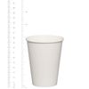 Comfy Package [12 oz. - 100 Pack White Paper Hot Cups, Coffee Cups