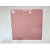 Carnation Pink Ceramic Tile 4.25 in Subway Square Mid Century Modern