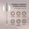 Professional Silver Large Barrel Nail Carbide Drill Bit 2X Coarse Grit